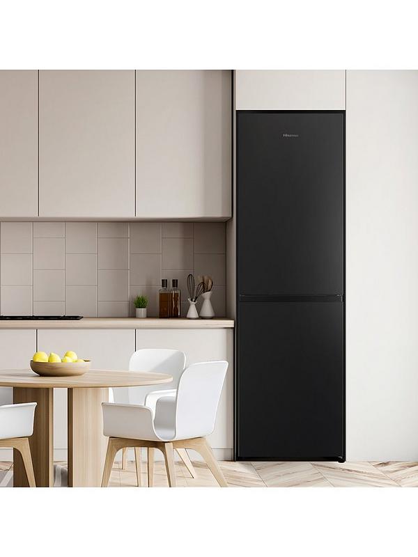 Hisense RB327N4BBE 55cm Wide Total No Frost Freestanding Fridge Freezer - Black - Image 3